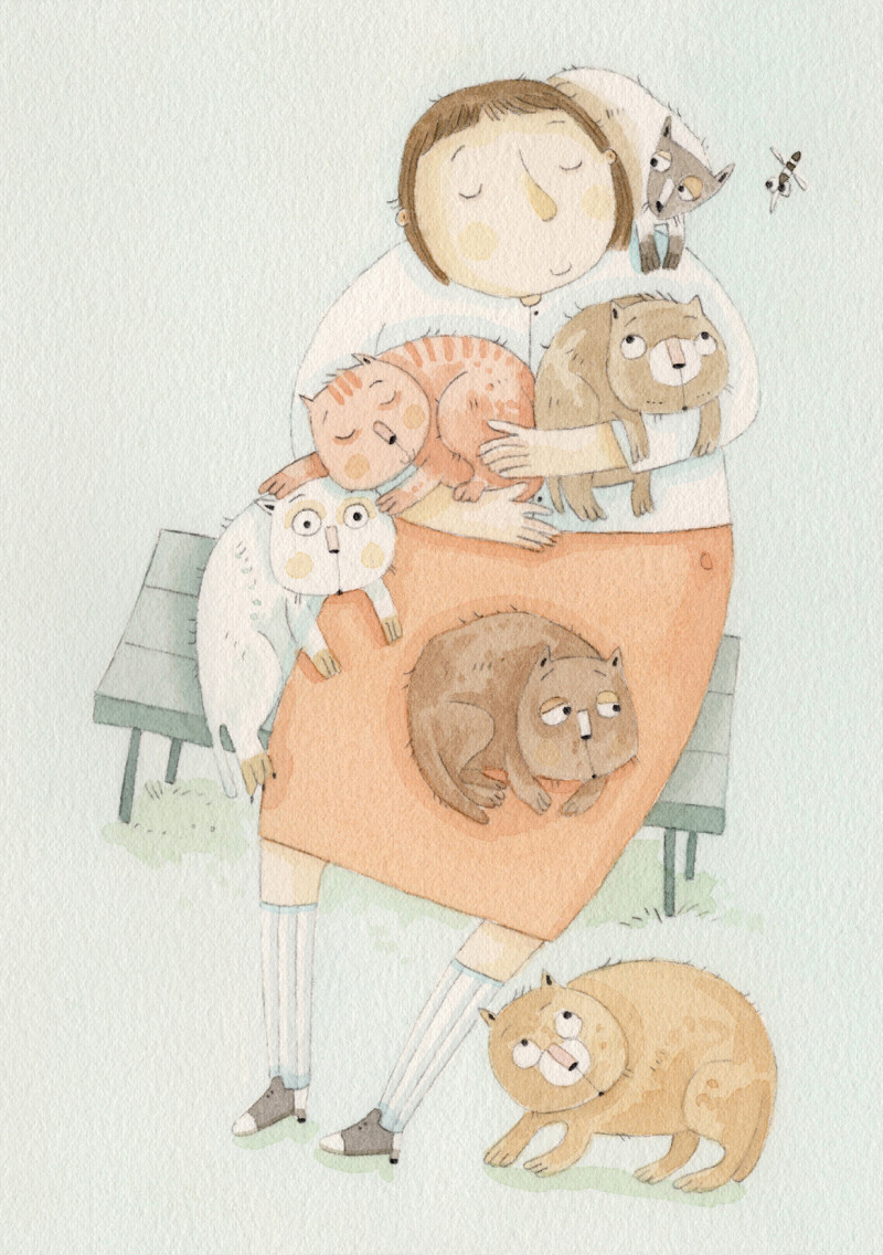 La dame aux chats par Desternes Isabelle - Image principale