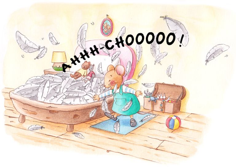 Lit de plume... - fanny roch - illustrateurs-jeunesse