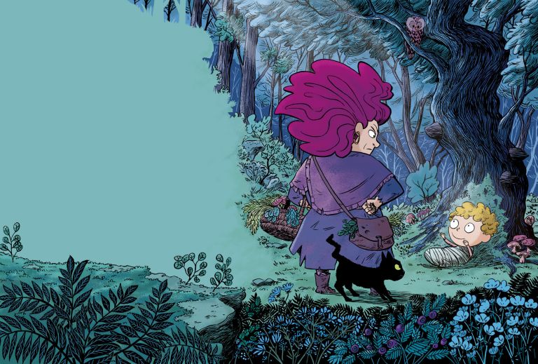 La Sorcière au coeur de pierre - benjamin strickler - illustrateurs-jeunesse