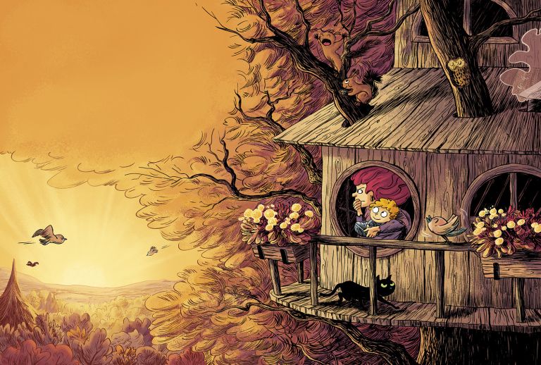 La Sorcière au coeur de pierre - benjamin strickler - illustrateurs-jeunesse