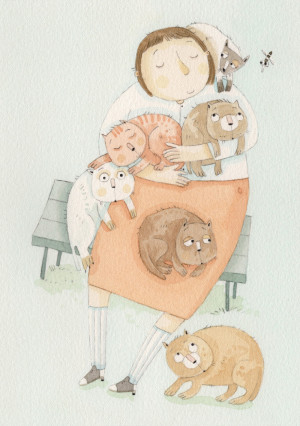 La dame aux chats -  - Produit créatif